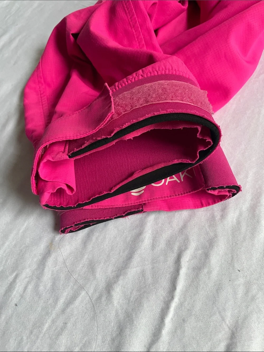 OAKI Kids Trail Rain Pants Hot Pink Size 8/9 Waterproof Hiking Outdoor Jacket
